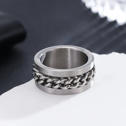 Silver Chain Ring