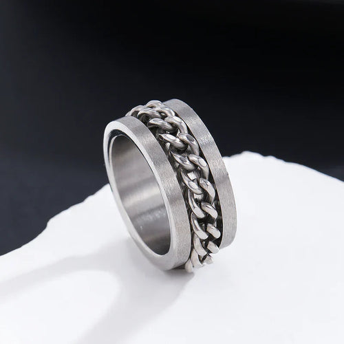 Silver Chain Ring
