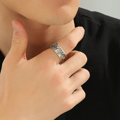 Silver Chain Ring