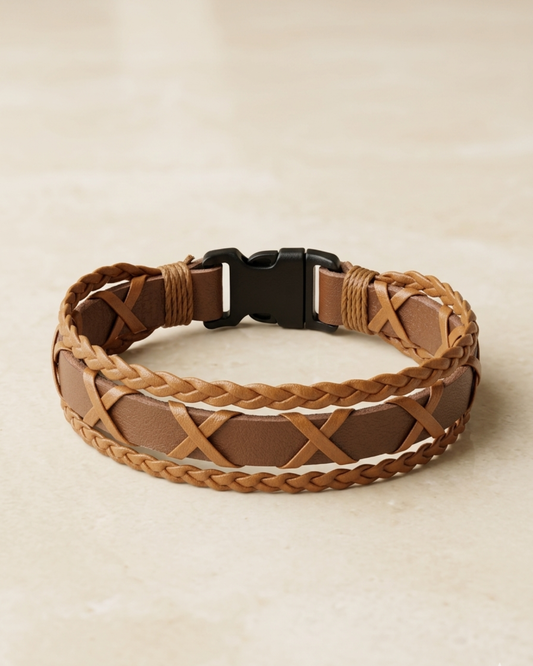 The Classic Layered Leather Band