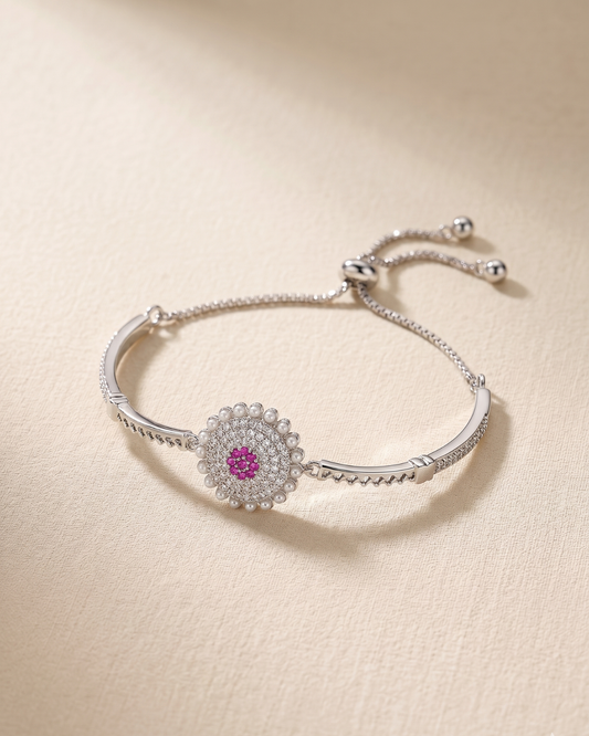 Crystal Sunburst Bracelet