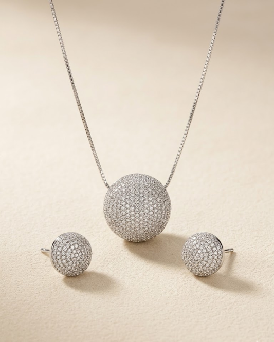 Silver Ball Locket & Tops