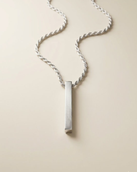 Silver Bar Locket